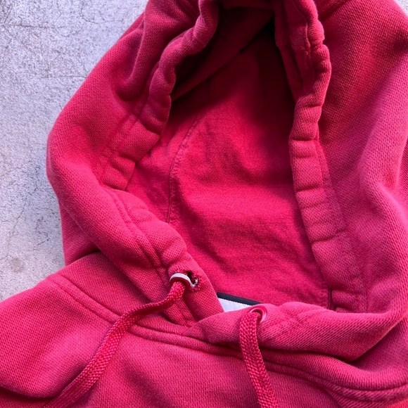 VNTG RED RECYCLED Y2K NIKE DRAWSTRING SOUTHERN CALIFORNIA COLLEGE HOODIE - Picture 5 of 5